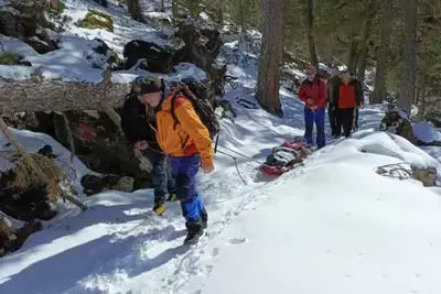 Туристка пострадала в горах КБР 